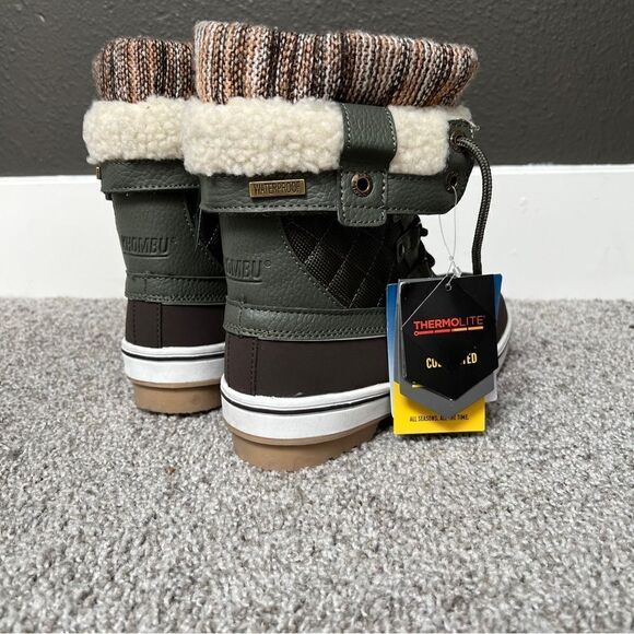 Womens Khombu Ruby Pack Boot Olive/ Brown - Picture 5 of 8